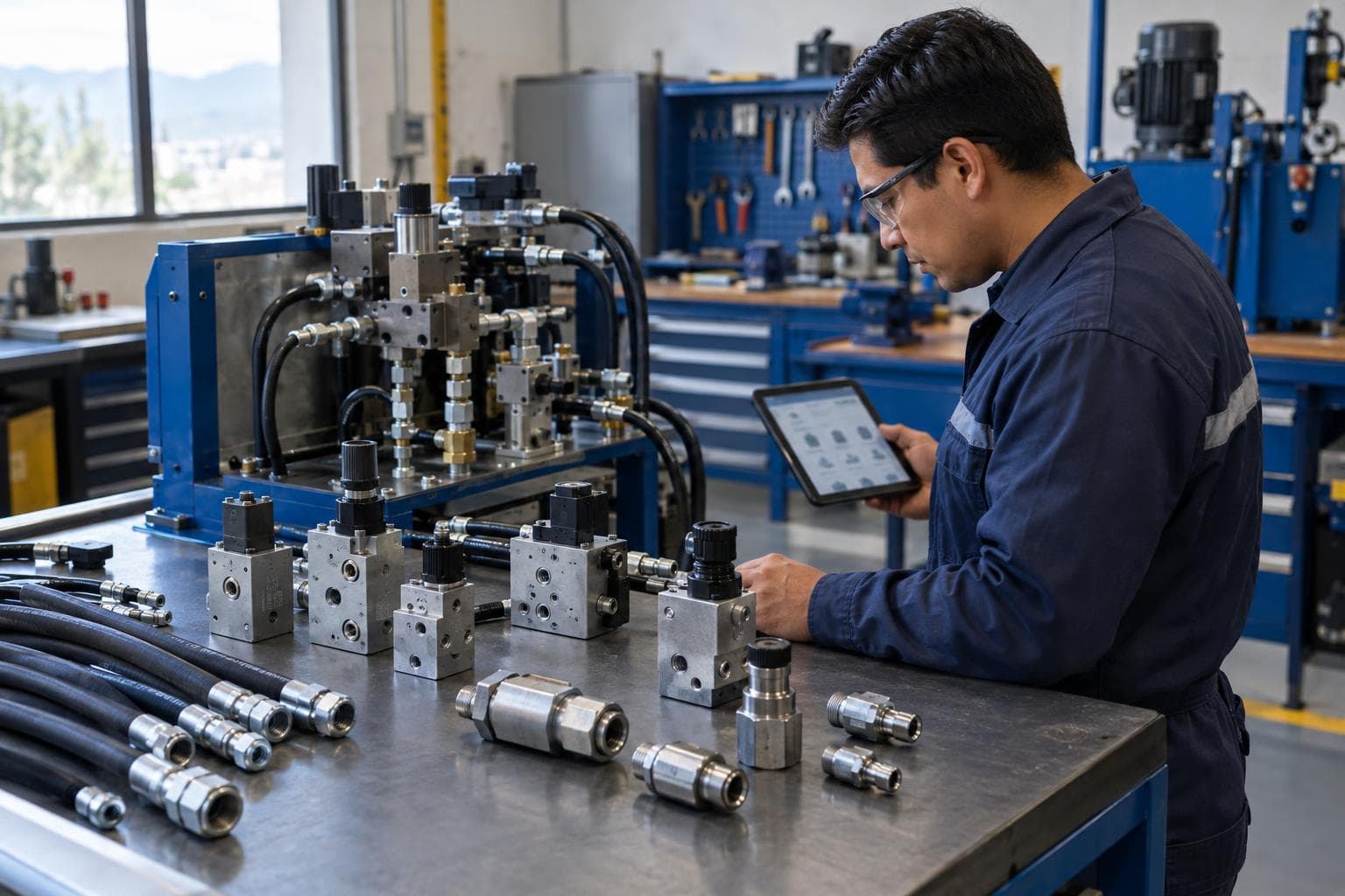 Webtec anuncia un selector en línea para especificar válvulas hidráulicas de las series 180 y 280