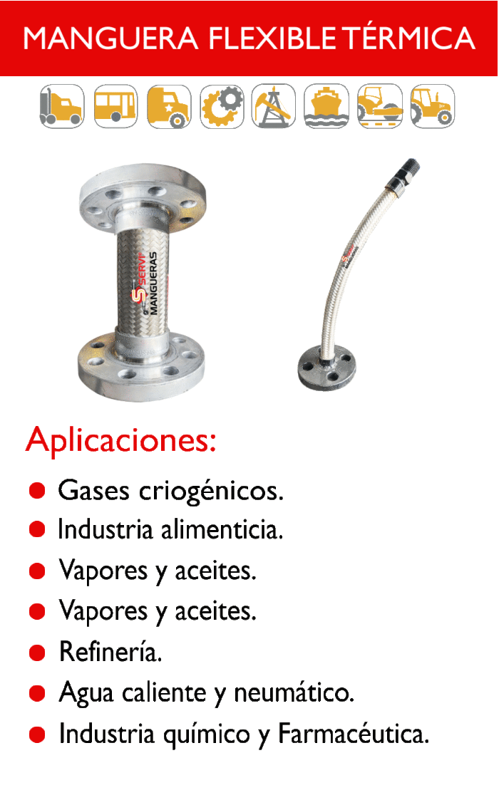 MANGUERA FLEXIBLE TÉRMICA