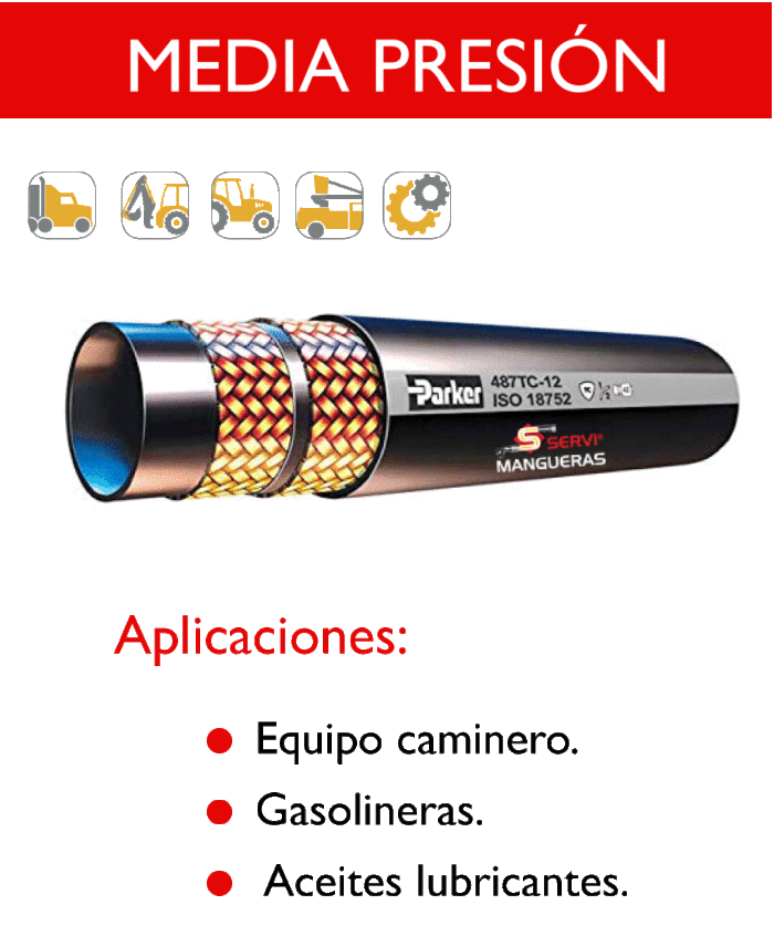 B Media presión