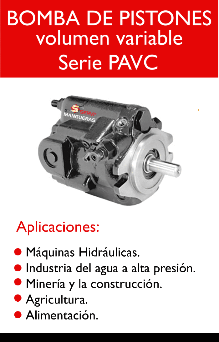 B BOMBA DE PISTONES  SERIE PAVC