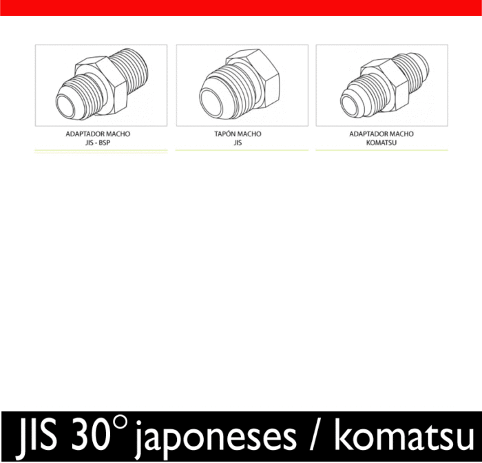 JIS 30  japoneses / komatsu